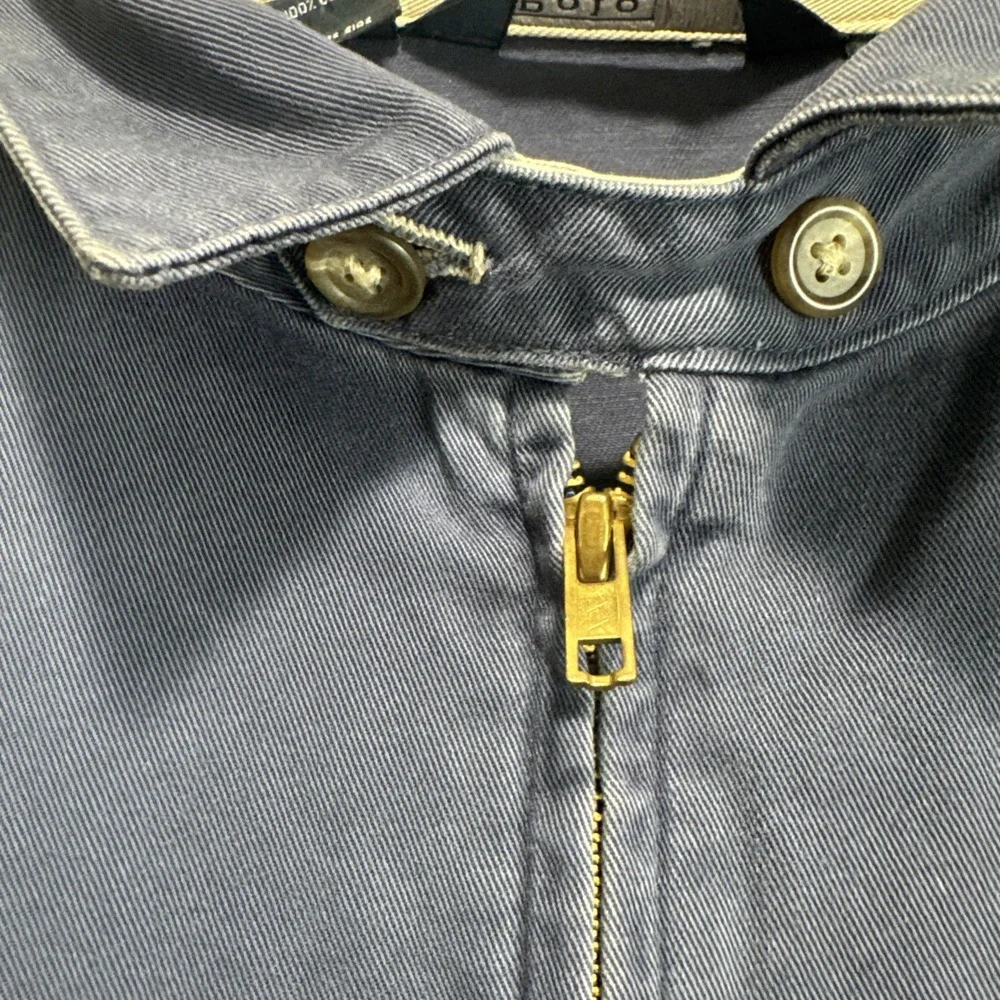 VTG 80s Polo Ralph Lauren Jacket Mens XL Blue‎ Full Zip USA Made Jacket
